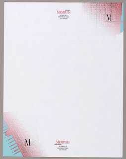 Letterhead, Memphis (Condominiums): Letterhead