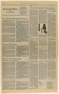 Advertisement, Memphis:  New York Times,