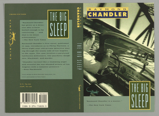 Book Cover, Vintage Crime: Chandler: The Big Sleep