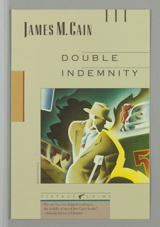 Book Cover, Vintage Crime: Double Indemnity
