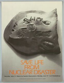 Poster, Save Life from Nuclear Disaster