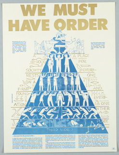 Poster, We Must Have Order