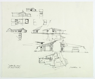 Drawing, Concept Sketches, Butterfly House, Auburn, AL