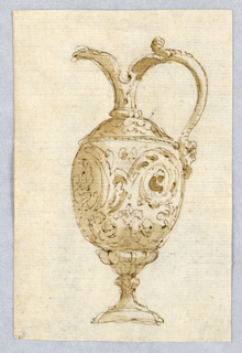 Drawing, Design for a Pitcher