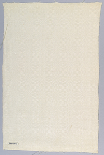 Sample Woven After Jackson Book (1958-30-1), Damask diaper