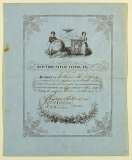 Certificate (FRANCE & U.S.A.)