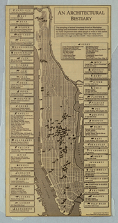 Map, Map of Manhattan with Arc