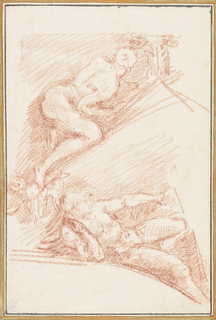 Drawing, Figures from Sistine Chapel ceiling