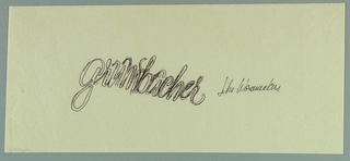 Drawing, Design for Grumbacher Logo