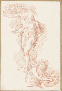 Drawing, Figures from Last Judgment