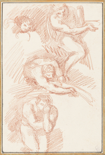 Drawing, Figures from Last Judgment