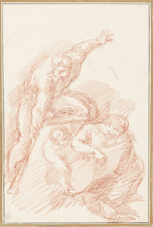 Drawing, Figures from Last Judgment