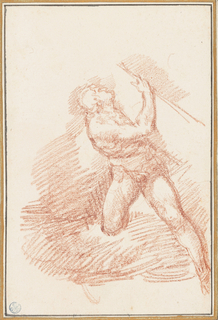 Drawing, Figure from Last Judgment