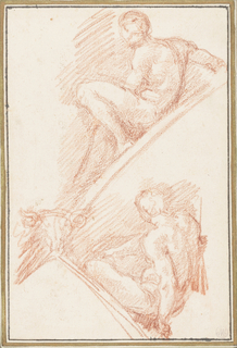 Drawing, Figures from Sistine Chapel ceiling