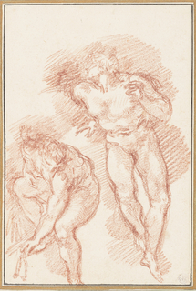 Drawing, Figures from Last Judgment