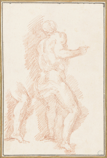 Drawing, Figure from Last Judgment
