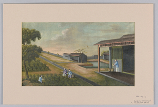 Drawing, Gathering the Tender Tea Leaves