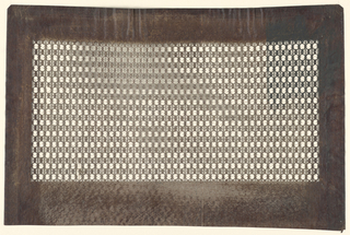 Katagami, Floral lattice pattern