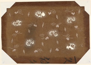 Katagami, Ivy Silhouette Motif