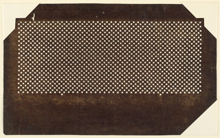 Katagami, Checkered Pattern