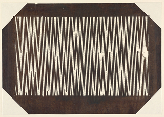 Katagami, Abstract Zig Zag Motif