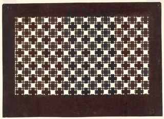 Katagami, Grids and crosses