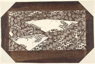 Katagami, Flowers on a Weave