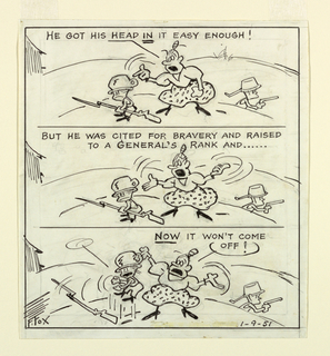 Drawing, Cartoon (Toonerville Folks)