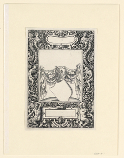 Print, Plate, from Emblemata nobilitati et vulgo scitu digna  (Emblems worth knowing noble and common men)
