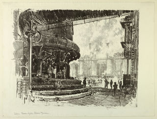 Print, The Base of the Blast Furnace