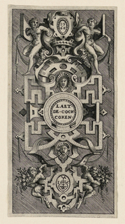 Print, Scroll- and Bandwork Escutcheon