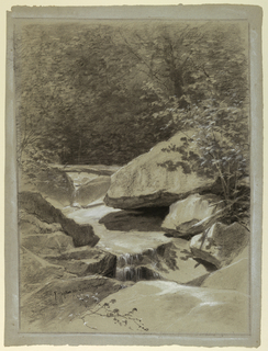 Drawing, A Mountain Stream