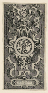 Print, Scrollwork Escutcheon