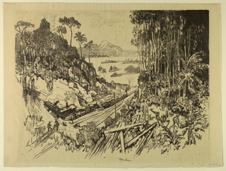 Print, The Jungle: The Old Railroad from the New