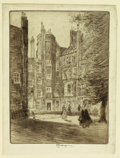 Print, Old Court, Lincoln's Inn
