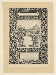 Print, Page from Emblemata nobilitate et vulgo scitu digna (Noble Ornament)