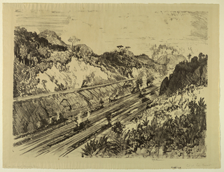 Print, In the Cut at Las Cascadas