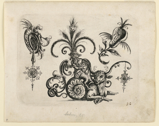 Print, Plate 32, from Neüw Grotteßken Buch (New Grotesque Book)