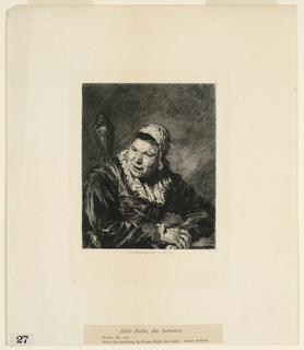 Print, Hille Bobbe, the Sorceress, from "Etchings of Pictures in the Metropolitan Museum, New York"