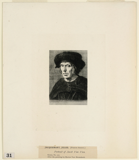 Print, Portrait of Jacob van Vien, from "Etchings of Pictures in the Metropolitan Museum, New York"