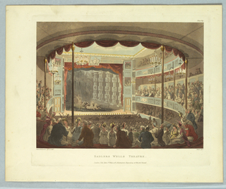 Print, Sadlers Wells Theater from Ackermann's Repository