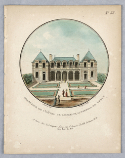 Print, Orangerie de Boisgelin, Plate 88 from "Vues Pittoresques des Principaux Édifices de Paris"