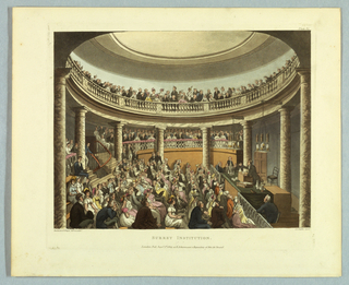 Print, Survey Institution, from "Ackermann's Repository"