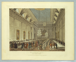 Print, Freemason's Hall, from "Ackermann's Repository"