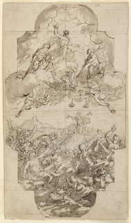 Drawing, Design for a Ceiling in a Church