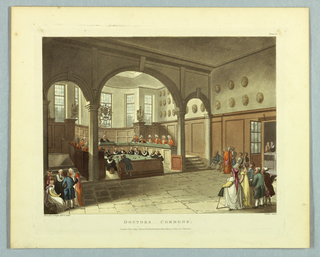 Print, Doctors Commons, from "Ackermann's Repository"