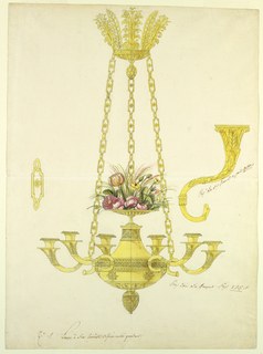 Drawing, Chandelier