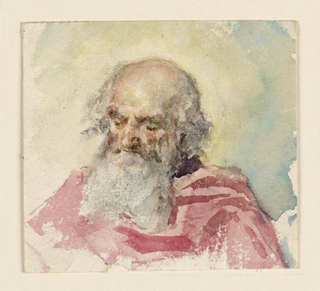 Drawing, Head of Diety