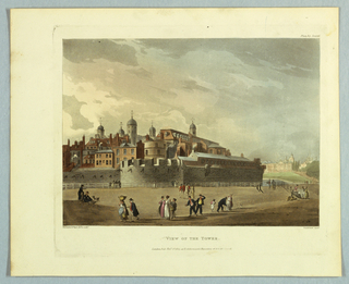 Print, View of the Tower, from "Ackermann's Repository"
