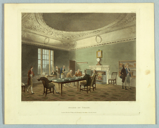 Print, Board of Trade, from "Ackermann's Repository"